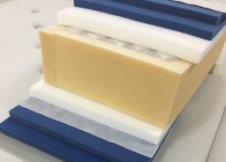 Núcleo y capas de relleno, amortiguación y confort del colchón Elaxtic Climarelle